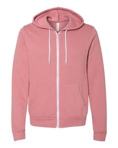 preview image of Bella + Canvas 3739 Unisex Full-Zip Hooded Sweatshirt