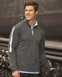 Badger 4106 Sideline 1/4 Zip Pullover T-Shirt