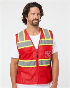 Kishigo B150-156 EV Series® Enhanced Visibility 3 Pocket Mesh Vest