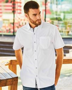 preview image of Burnside 9290 Peached Poplin Short Sleeve Shirt