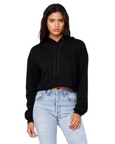 preview image of Bella + Canvas 7502 Women's Cropped Fleece Hoodie