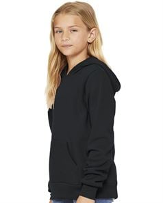 preview image of Bella + Canvas 3719Y Youth Sponge Fleece Hooded Sweatshirt