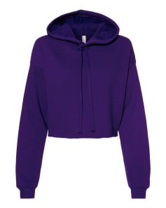 preview image of Bella + Canvas 7502 Women's Cropped Fleece Hoodie