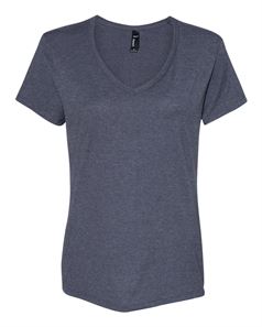 preview image of Hanes S04V Perfect-T Women's V-Neck T-Shirt (Nano)
