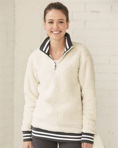 preview image of Boxercraft Q20 Varsity Sherpa Quarter-Zip Pullover