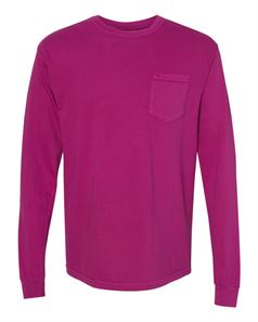 preview image of Comfort Colors 4410 Garment Dyed Heavyweight Ringspun Long Sleeve Pocket T-Shirt