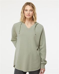 preview image of Independent Trading Co. PRM2500 Women's Lightweight California Wavewash Hooded Pullover Sweatshirt