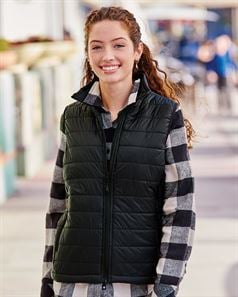 preview image of Independent Trading Co. EXP220PFV Women's Puffer Vest