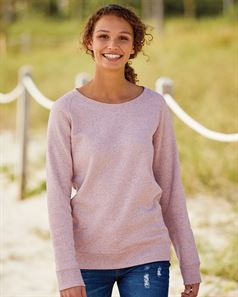 preview image of MV Sport W20156 Women's Space-Dyed Sweatshirt