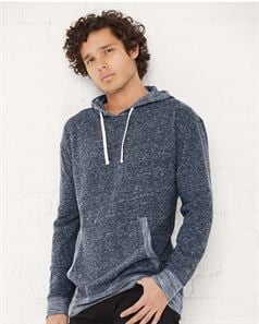LAT 6779 Harborside Mélange French Terry Hooded Pullover