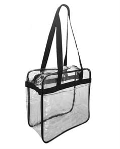 preview image of OAD OAD5005 OAD Clear Tote with Zippered Top