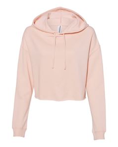 preview image of Independent Trading Co. AFX64CRP Women's Lightweight Hooded Pullover Crop Sweatshirt