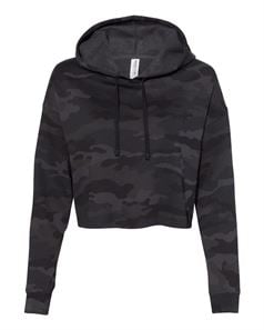 preview image of Independent Trading Co. AFX64CRP Women's Lightweight Hooded Pullover Crop Sweatshirt
