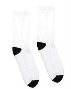 preview image of SOCCO DTG100 USA-Made Crew Socks for DTG