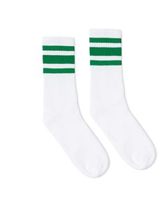 preview image of SOCCO SC100 USA-Made Striped Crew Socks