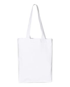 preview image of Q-Tees Q1000 12L Canvas Gusset Shopping Tote