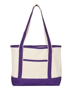 preview image of Q-Tees Q125800 20L Small Canvas Deluxe Tote