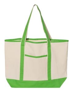 preview image of Q-Tees Q1500 34.6L Large Canvas Deluxe Tote