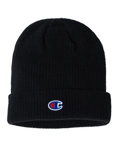 preview image of Champion CS4003 Ribbed Knit Cuffed Beanie