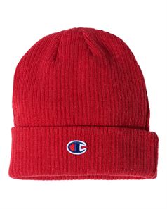 preview image of Champion CS4003 Ribbed Knit Cuffed Beanie