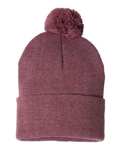 preview image of Sportsman SP15 Pom-Pom Cuffed Beanie 12in