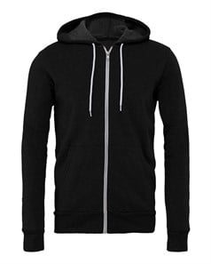 preview image of Bella + Canvas 3739 Unisex Full-Zip Hooded Sweatshirt