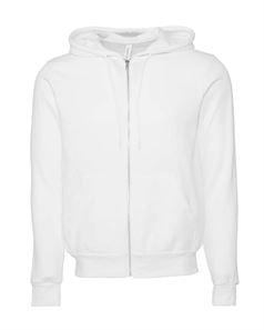 preview image of Bella + Canvas 3739 Unisex Full-Zip Hooded Sweatshirt