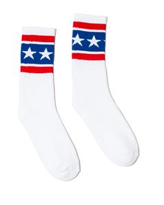 preview image of SOCCO SC100 USA-Made Striped Crew Socks