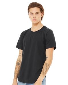 preview image of BELLA + CANVAS 3003 Jersey Curved Hem Tee