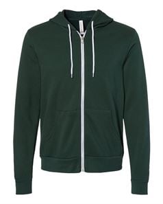 preview image of Bella + Canvas 3739 Unisex Full-Zip Hooded Sweatshirt