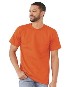 preview image of Bayside 3015 Union-Made Short Sleeve T-Shirt with a Pocket