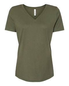 preview image of Bella + Canvas 6405 Women's Relaxed Short Sleeve Jersey V-Neck Tee