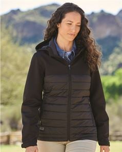preview image of DRI DUCK 9415 Women's Vista Soft Shell Puffer Jacket
