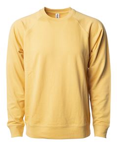 preview image of Independent Trading Co. SS1000C Icon Unisex Lightweight Loopback Terry Crewneck Sweatshirt