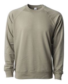 preview image of Independent Trading Co. SS1000C Icon Unisex Lightweight Loopback Terry Crewneck Sweatshirt