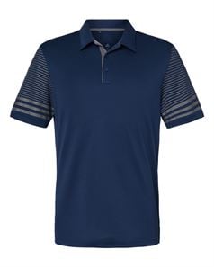 preview image of Adidas A490 Striped Sleeve Sport Shirt