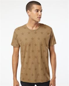 Code Five 3929 Star Print Tee