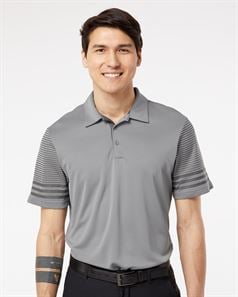 preview image of Adidas A490 Striped Sleeve Sport Shirt