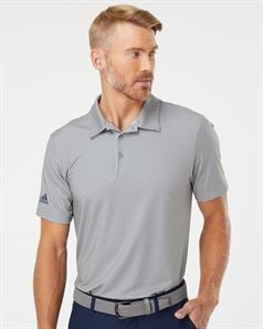 preview image of Adidas A498 Diamond Dot Print Sport Shirt