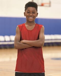 preview image of C2 Sport 5228 Youth Reversible Mesh Tank