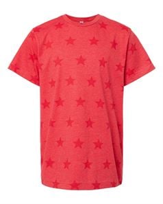 preview image of Code Five 2229 Youth Star Print Tee