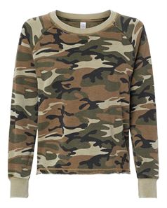 preview image of Alternative 8626 Women's Lazy Day Burnout French Terry Crewneck Sweatshirt