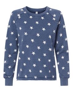 preview image of Alternative 8626 Women's Lazy Day Burnout French Terry Crewneck Sweatshirt
