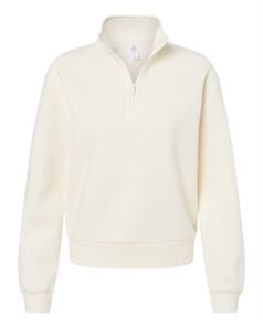 preview image of Alternative 8808PF Women's Eco-Cozy Fleece Mock Neck Quarter-Zip Sweatshirt
