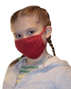 Bayside 1941 Youth USA-Made 100% Cotton Face Mask