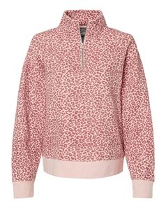 preview image of MV Sport W22713 Women's Sueded Fleece Quarter-Zip Sweatshirt