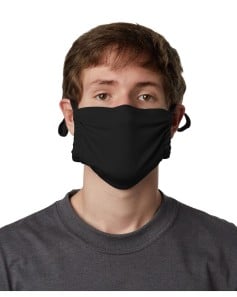 preview image of Hanes MKPKPR 2-Ply Polyester Pocket Face Mask