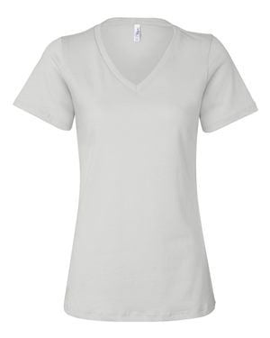 Bella + Canvas 6405 Women's Short Sleeve Jersey V-Neck Tee