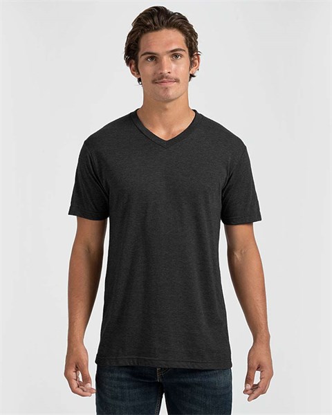 Tultex 207 Unisex Poly-Rich V-Neck T-Shirt