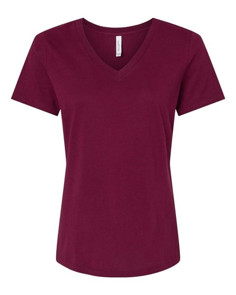 Bella + Canvas 6405 Women's Short Sleeve Jersey V-Neck Tee